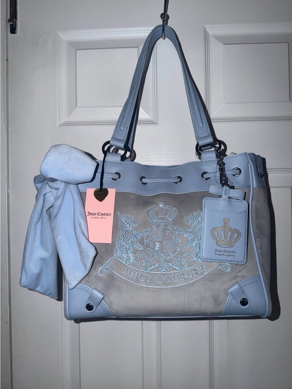 Juicy Couture Dove Grey Scottie Dogs Daydreamer